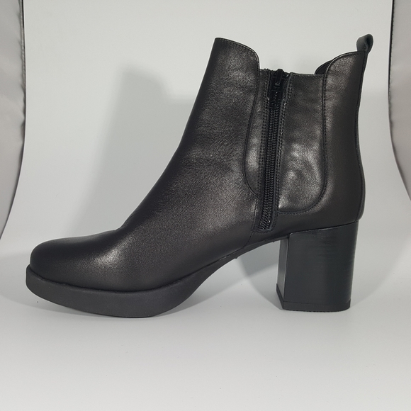 The Flexx Black Leather Embelished Bootie - Picture 3 of 4